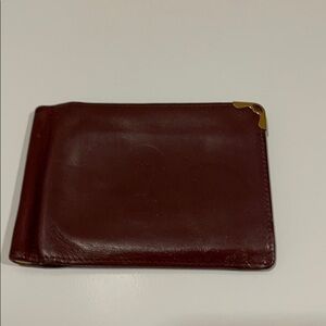 Cartier Paris Vintage Brown Leather Wallet-Authentic!  Great Leather & Style!!